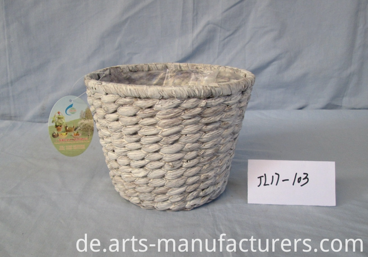 weben blumenkorb weaving flower basket